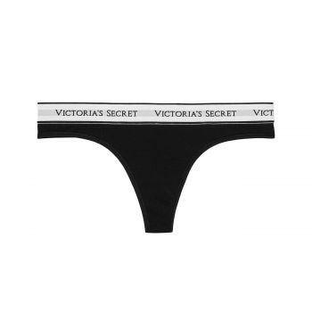 Logo cotton thong panty s