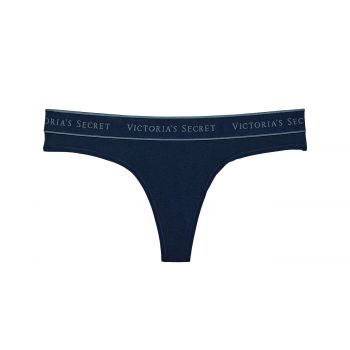 Logo cotton thong panty xs