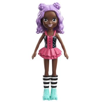 Papusa Polly Pocket Impulse Dark Skin With Roller (hkv80)