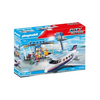 Playmobil Airport With Airplane And Control Tower (71153)