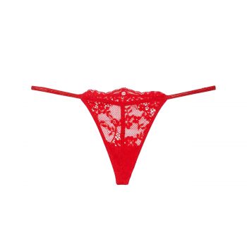 Twinkle strap lace v-string panty l