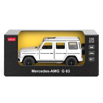 MASINUTA METALICA MERCEDED BENZ AMG G63 ALB SCARA 1 LA 32 MASINUTA METALICA MERCEDED BENZ AMG G63 ALB SCARA 1 LA 32