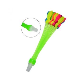 Set 37 baloane multicolore pentru apa, cu sistem de umplere de la robinet, 14899
