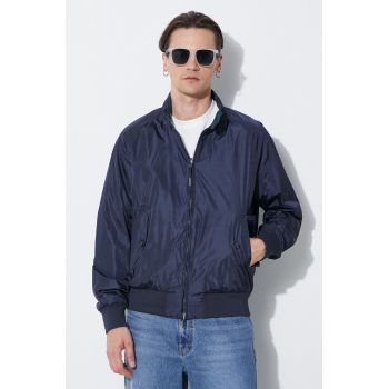 Baracuta geaca cu doua fete Reversible G9 barbati, culoarea albastru marin, de tranzitie, BRCPS1026