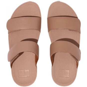 Sandale femei FITFLOP LULU Adjustable Leather Slides FV6-137