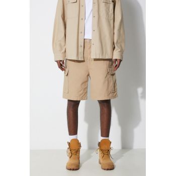 Stan Ray pantaloni scurti din bumbac Cargo culoarea bej, SS2402649