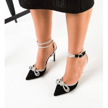 Pantofi cu toc Konect Negri 2