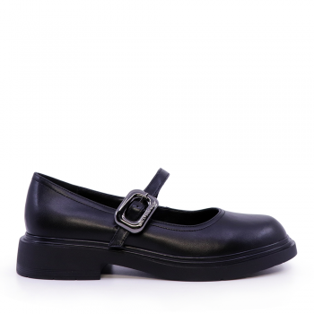 Pantofi Mary Jane femei Enzo Bertini negri din piele 1129DP2409N