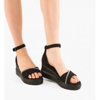 Sandale dama Holt Negre