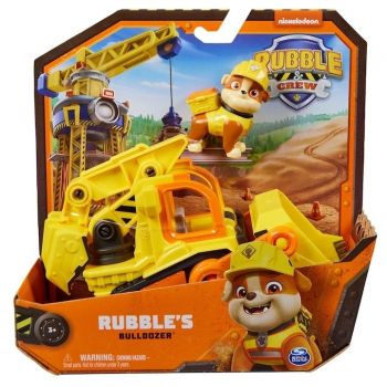 Set de joaca Paw Patrol - Figurina Rubble si Buldozerul