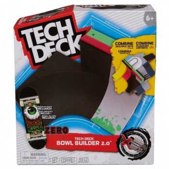 Set Rampa Bowl Builder, Spin Master, Tech Deck X-Connect, pentru fingerboard
