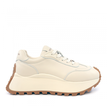Sneakers femei Enzo Bertini bej din piele naturală 3869DP030BE