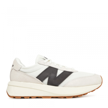 Sneakers femei New Balance 370 albi din piele și textil 2879DPS370CAA