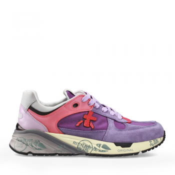 Sneakers femei Premiata MaseD lila din piele întoarsă și textil 1699DP7404VLI