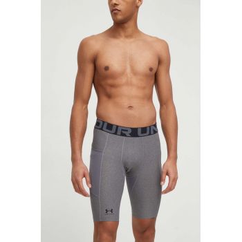 Under Armour pantaloni scurți de antrenament culoarea gri de firma originali
