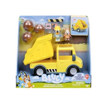 Blueys Dump Truck With Exclusive Hard-hat Bluey And Muddy Bingo Figures (90317)