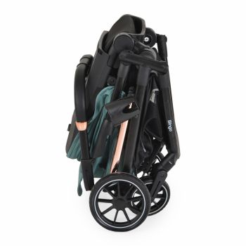Carucior transformabil 2in1 cu sezut reversibil,pana la 4 ani sau 22kg,spatar reglabil,capotina XXL cu 4 sectiuni,pliere compacta cu unitatea scaunului, roti rezistente,husa picioare si geanta incluse Moni Bingo Marine Green