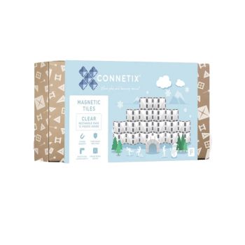 Connetix Rectangle Pack 12 Pieces Clear (ct-C-00012-re)