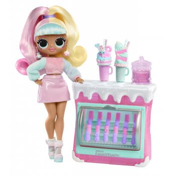 L.O.L. Surprise! Omg Sweet Nails Candylicious Sprinkles Shop Set Papusa Cu Accesorii
