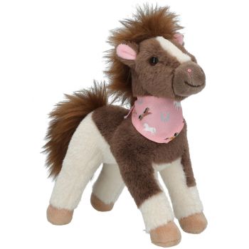 Miss Melody Plush Horse Brown White 18cm (0413480)