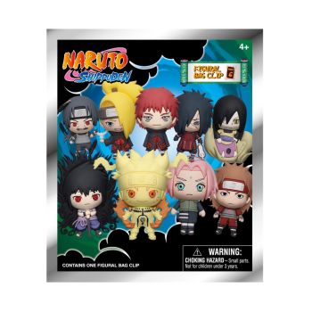 Monogram Naruto Blind Bag Random 3d Foam Bag Clips