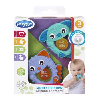 Playgro Soothe & Chew Silicone Teethers (10188759)