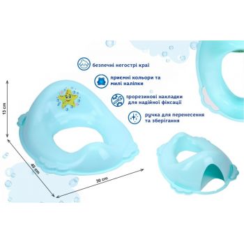 Reductor WC pentru copii Technok verde mint