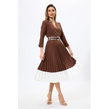 Rochie eleganta in clos cu pliuri Anette Maro