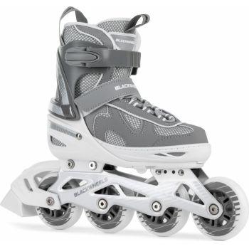 Role copii BlackWheels Flex Pro Gri, reglabil copii marimea 34-37
