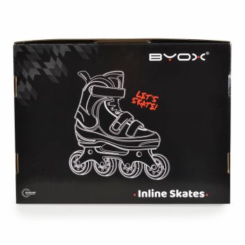Role reglabile marime 29-33 pentru copii,interior respirabil cu spuma de amortizare,catarame reglabile cu inchidere Velcro si catarama dubla Byox Dizzy Pink