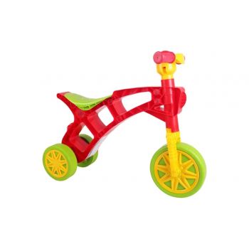 Vehicul de echilibru fara pedale cu trei roti Minibike Rosu