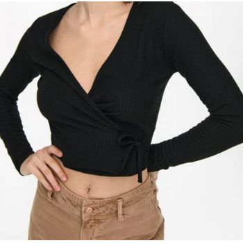 Bluza dama EMMA decoltata negru