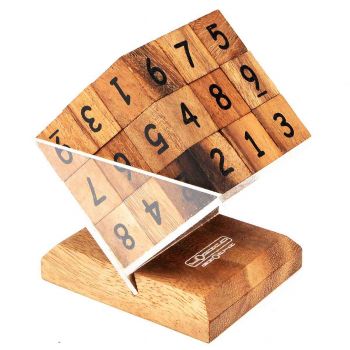 Cub Sudoku din lemn 3D