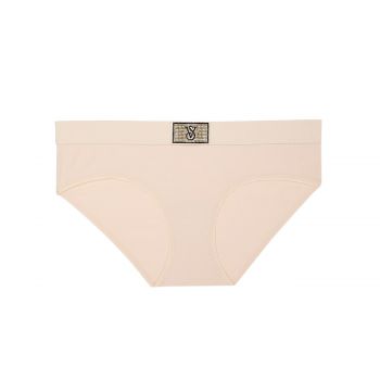 Logo cotton shine patch hiphugger panty m