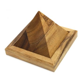 Piramida din lemn – puzzle