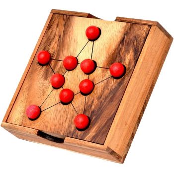 Puzzle din lemn steaua lui Pitagora