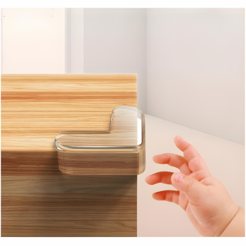 Set 4 protectii transparente pentru colturi 18x400x11x15x4