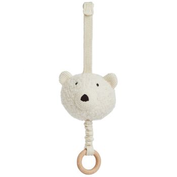 Smallstuff Music Mobile, Wool Boucle, Off White (40011-40)