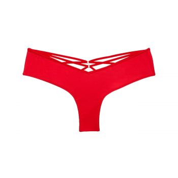 Strappy-back high-leg cheeky panty m