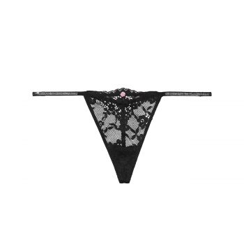 Twinkle strap lace v-string panty  xs
