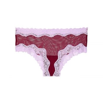 Vs tease mesh cheeky panties with lace m