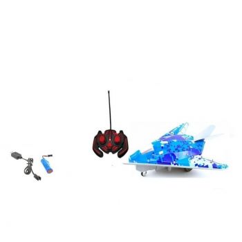 Avion RC cu Telecomanda - Model High-Speed Series, Lumini LED, pentru Copii 3+ Ani