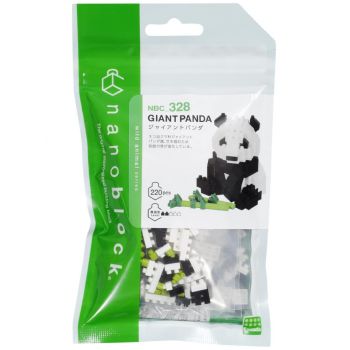 Bandai Nanoblock Animal Giant Panda Building Block (nbc328)