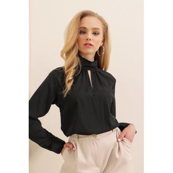 Bluza Neagra Eleganta De Dama