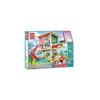 Casuta De Papusi Cu Mobila 8 Camere Si 9 Efecte Muzicale Multicolor