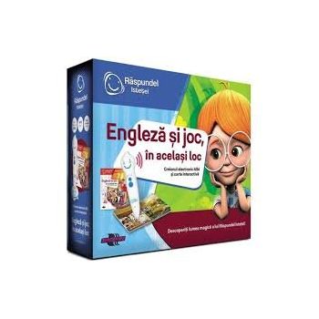 Jucarie Educativa Pachet Carte Si Creion Engleza Si Joc In Acelasi Loc