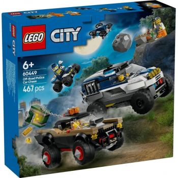 LEGO® City - Urmarire cu masini de politie off-road 60449, 467 piese