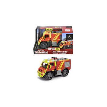 Majorette Masina De Pompieri Mercedes Unimog u530 Cu Sunete Si Lumini Rosu