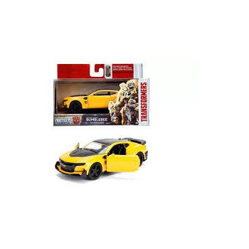 Masinuta Metalica Transformers 2016 Chevy Camaro Scara 1 la 32 Galben