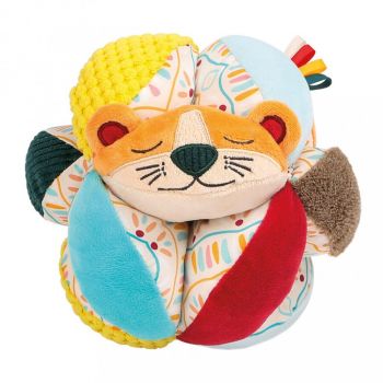 Minge Senzoriala Din Plus Leu Bumbac Si Poliester +6luni Multicolor
